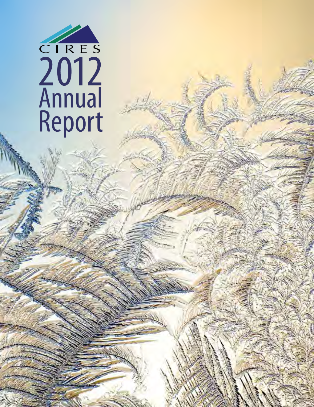2012 Annual Report COOPERATIVE INSTITUTE for RESEARCH in ENVIRONMENTAL SCIENCES