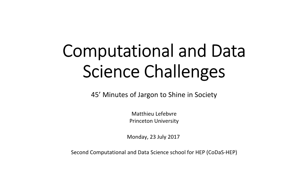 Computational and Data Science Challenges.Pdf