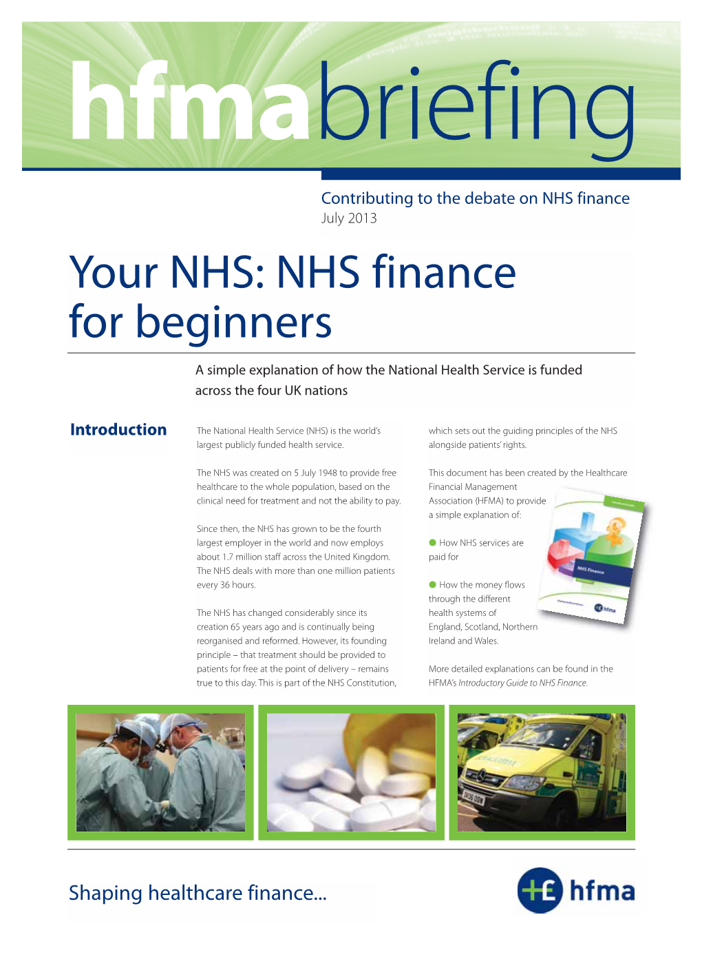 NHS Finance for Beginners