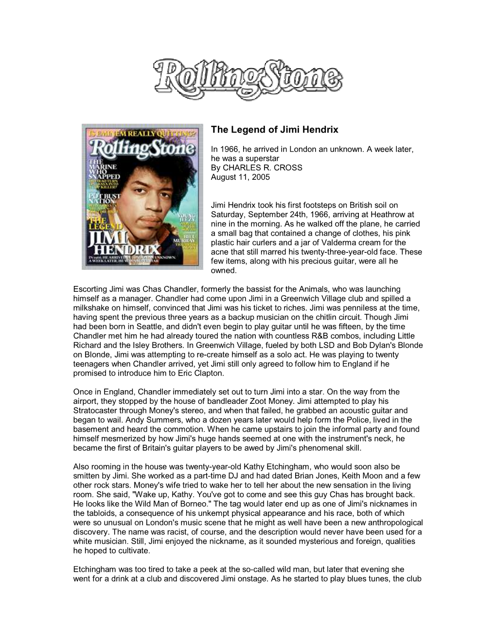 Rolling Stone.Auger.Hendrix.8.11.05