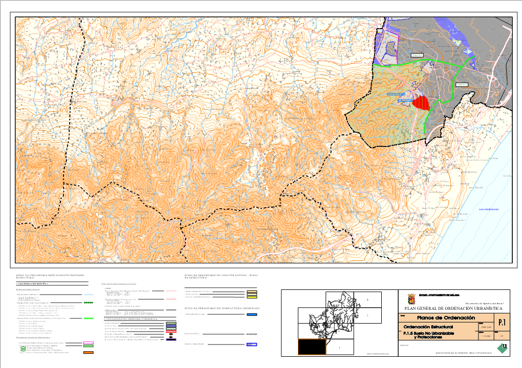 PLAN GENERAL DE ORDENACIÓN URBANÍSTICA 29067003 / Vereda De La Cala Del Moral / Ancho Legal: 20.89 M