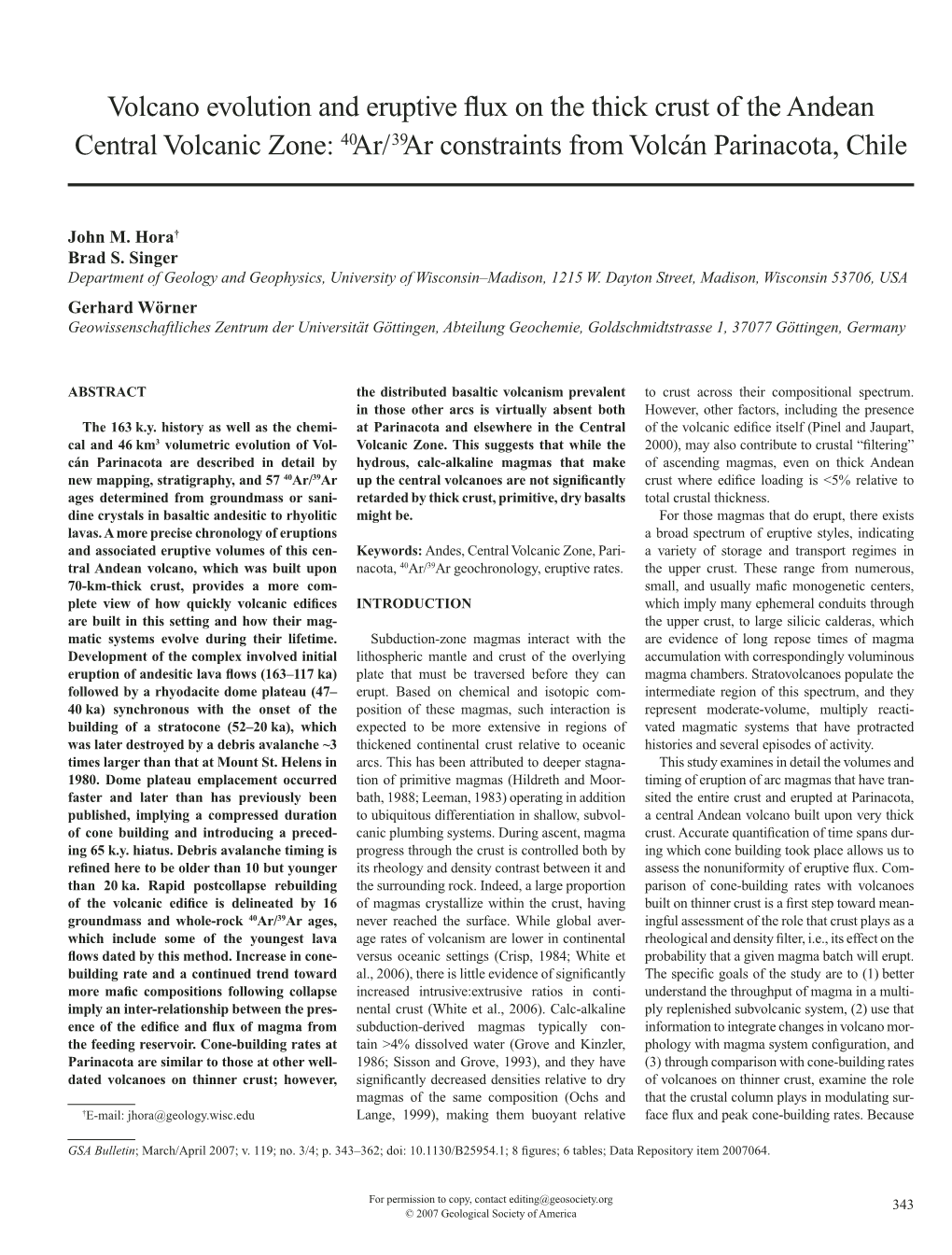 Volcano Evolution and Eruptive Flux on the Thick Crust of the Andean