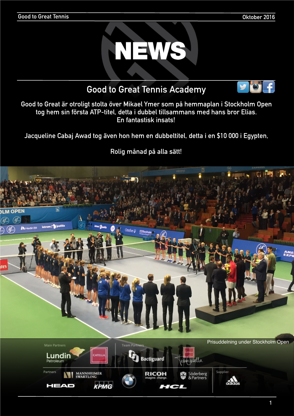 Good to Great Tennis Academy