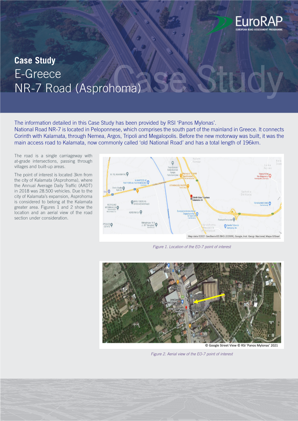 E-Greece NR-7 Road (Asprohoma)Case Study