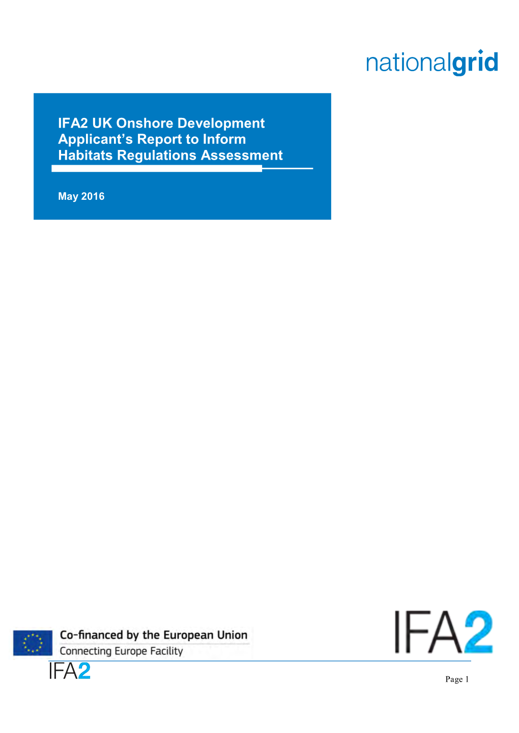 3221.20.007 IFA2 HRA Stage 2 Report to Inform Appropriate