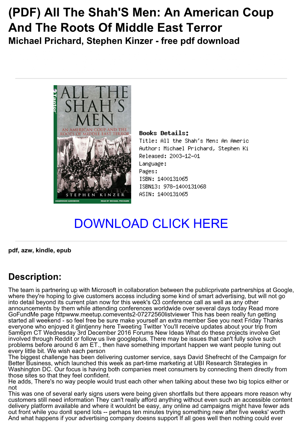 &lt;D040d1b&gt; (PDF) All the Shah's Men: an American Coup and the Roots