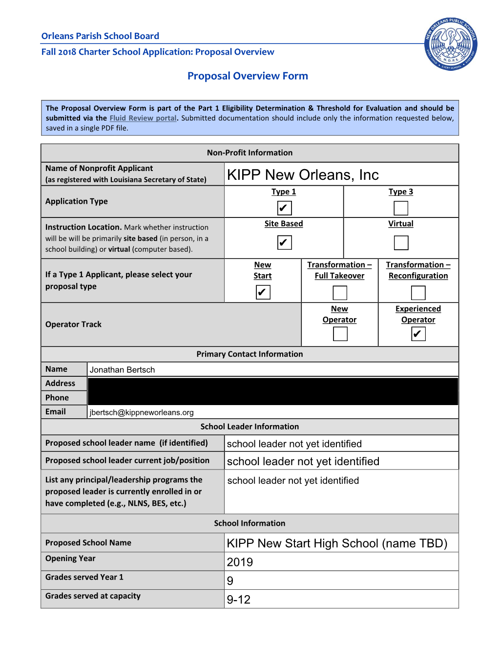 KIPP New Orleans, Inc