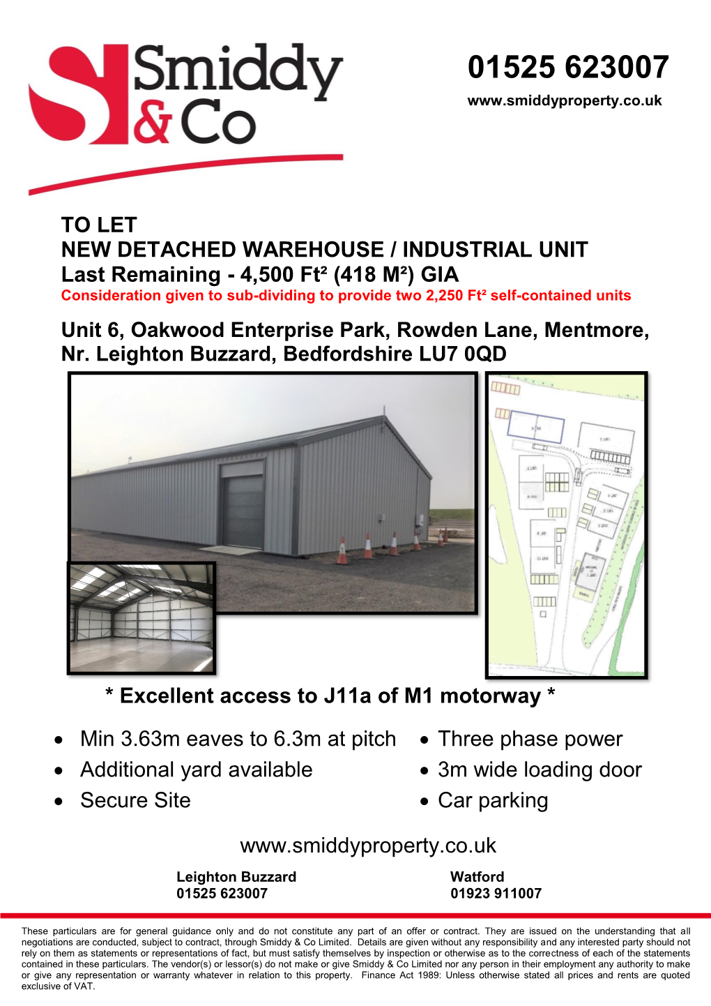 To Let New Detached Warehouse / Industrial Unit