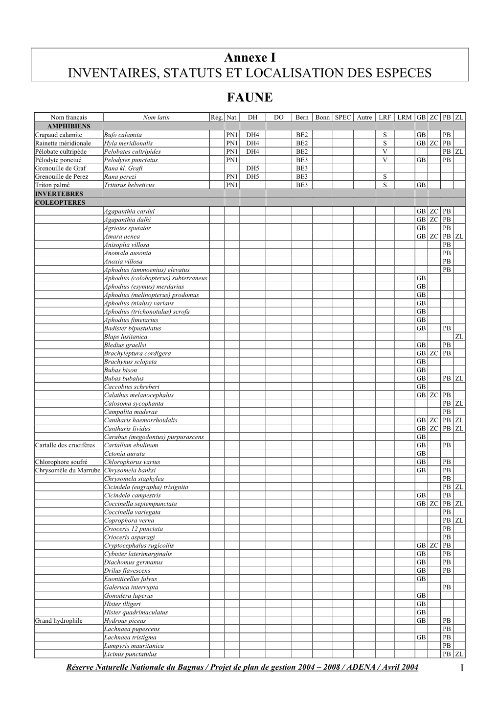 Note Preliminaire