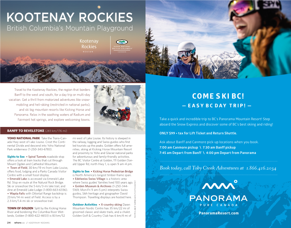 Kootenay Rockies Tourism