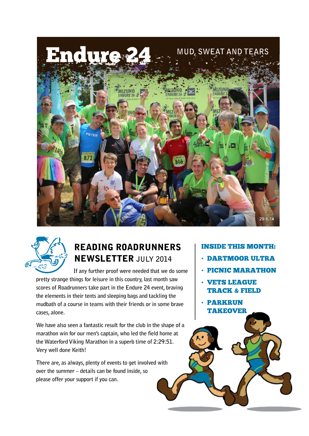 Reading Roadrunners Newsletter July 2014