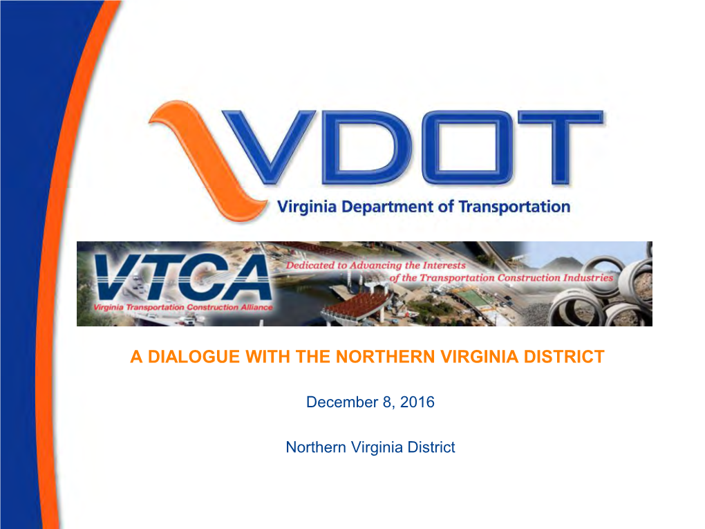 A Dialogue with the Northern Virginia District