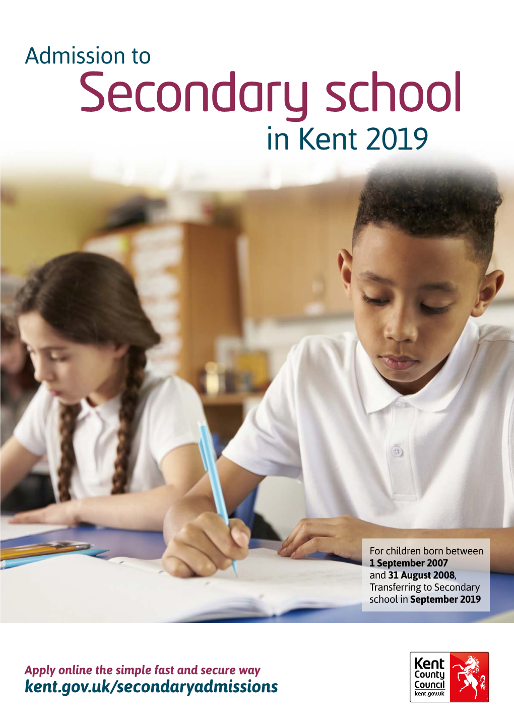 Secondary School in Kent 2019