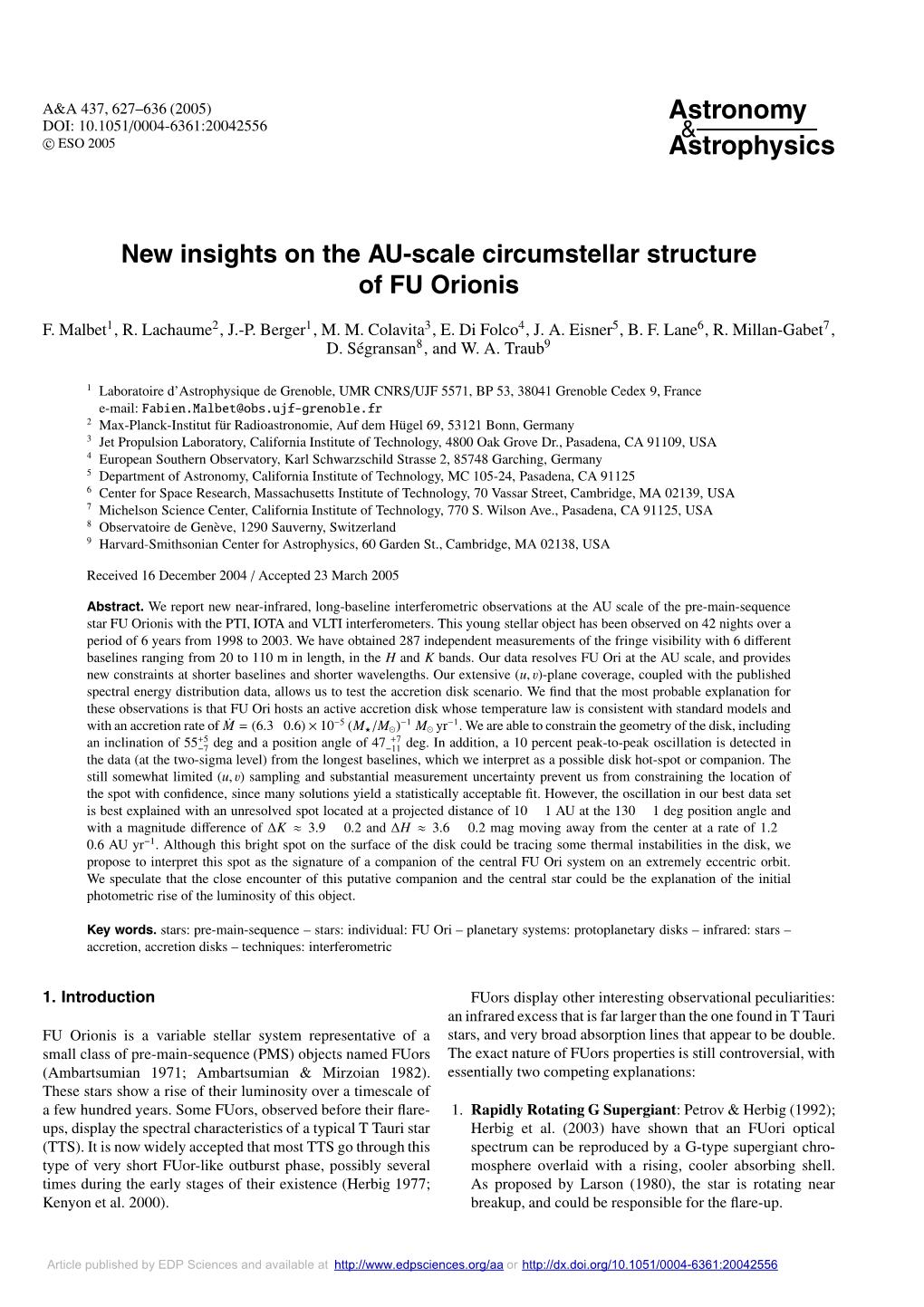 New Insights on the AU-Scale Circumstellar Structure of FU Orionis