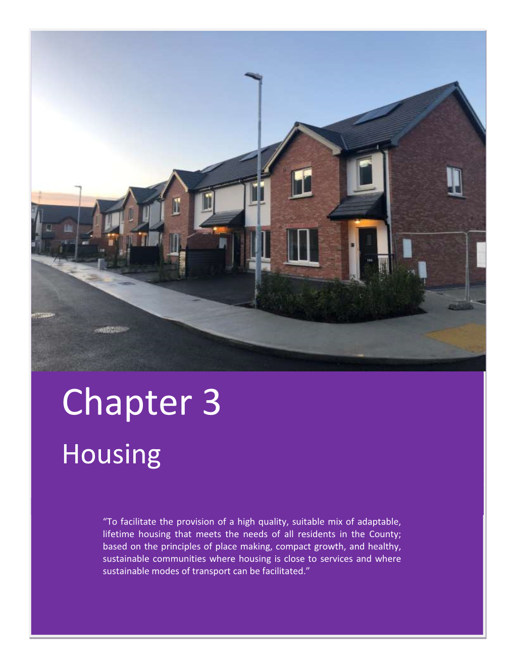 Chapter 3 Housing
