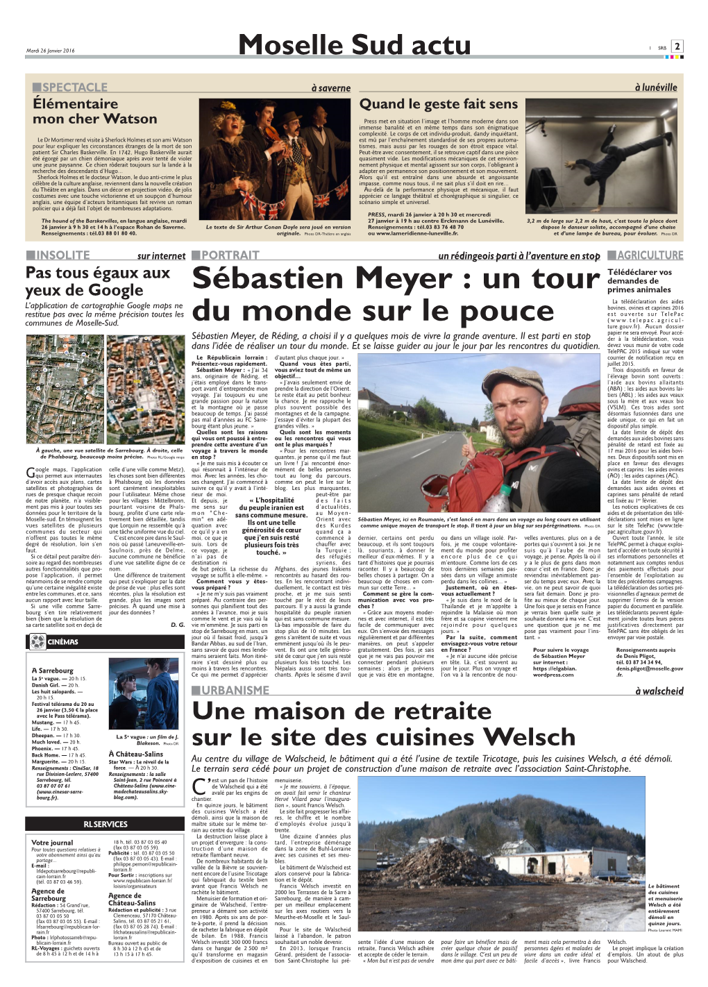 Sébastien Meyer : Un Tour Du Monde Sur Le Pouce