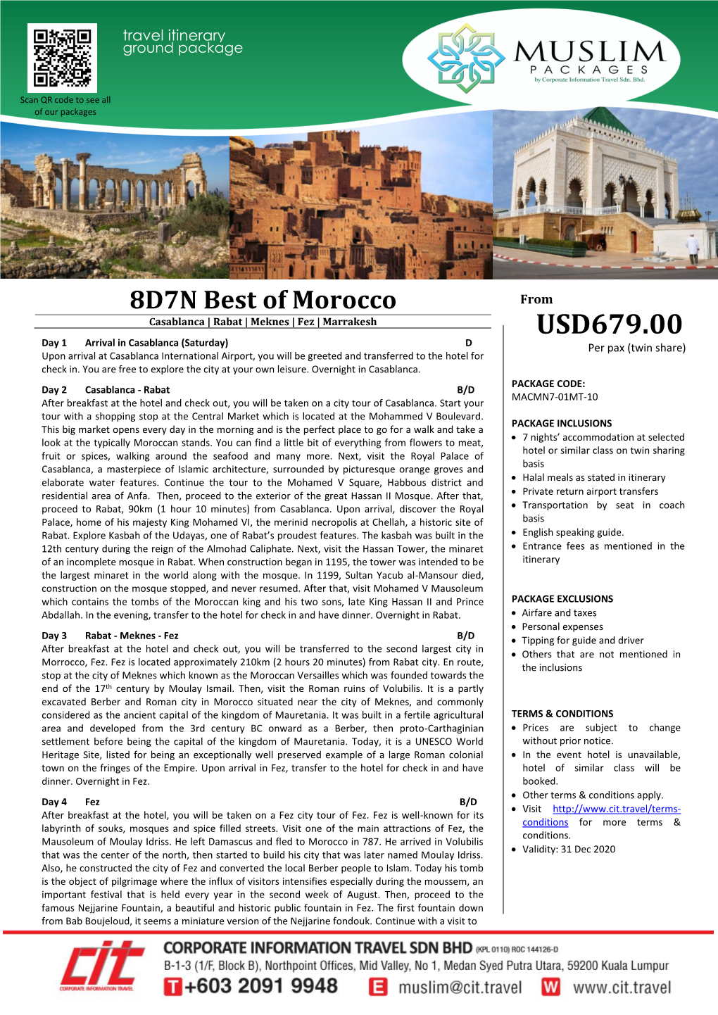 8D7N Best of Morocco