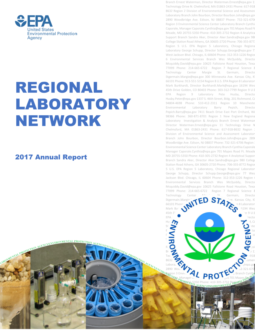 US EPA Regional Laboratory Network