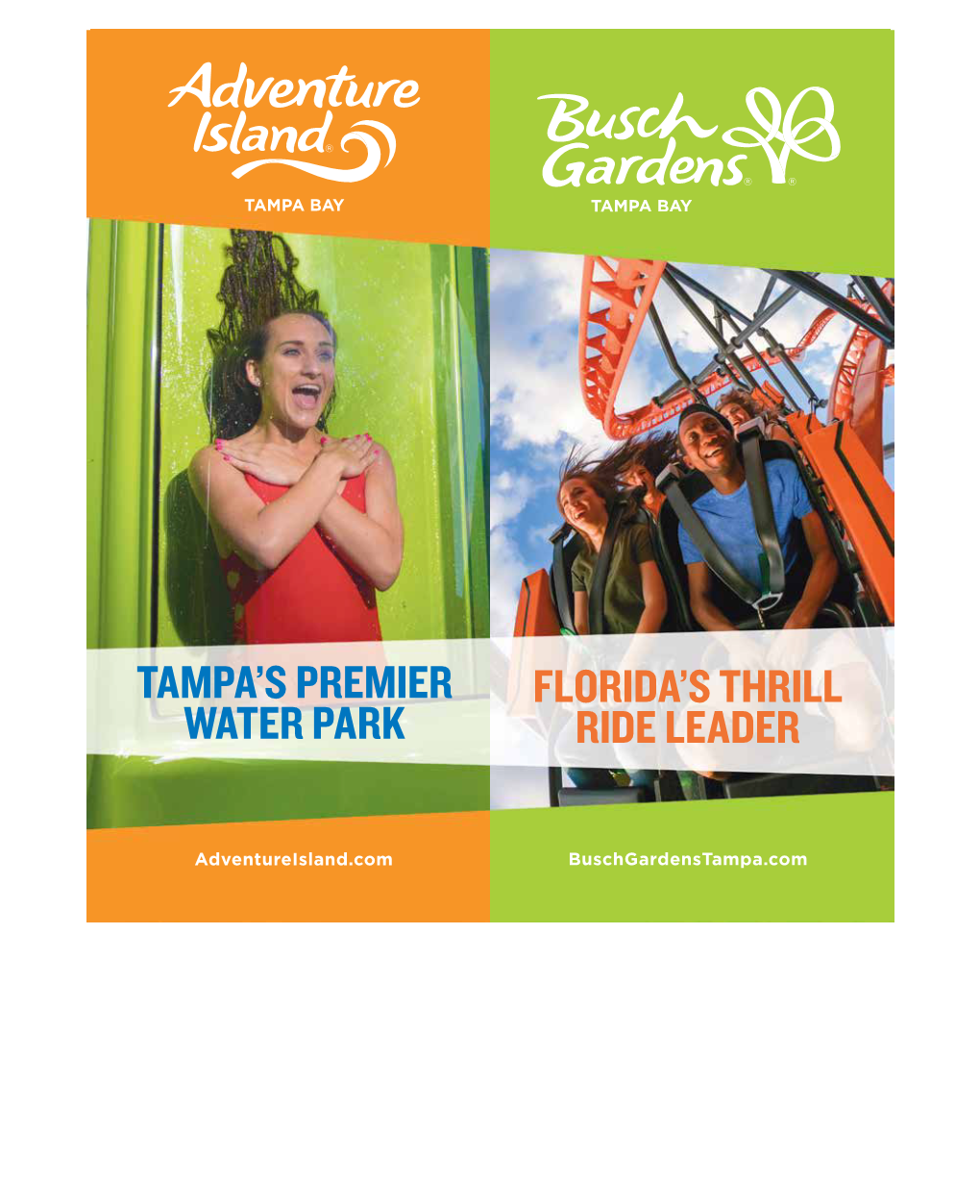 Florida's Thrill Ride Leader Tampa's Premier Water Park