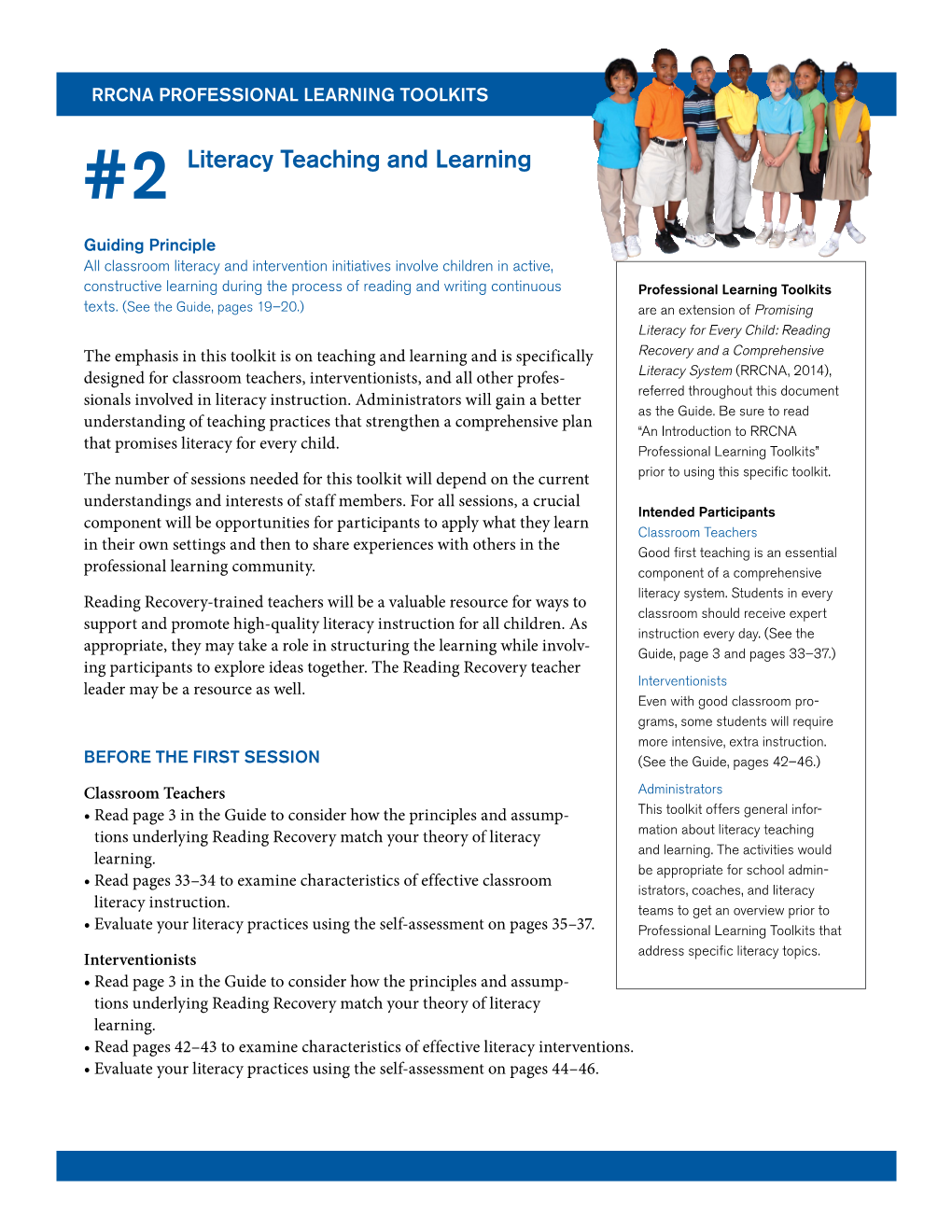 Toolkit #2 Literacy Teaching and Learning