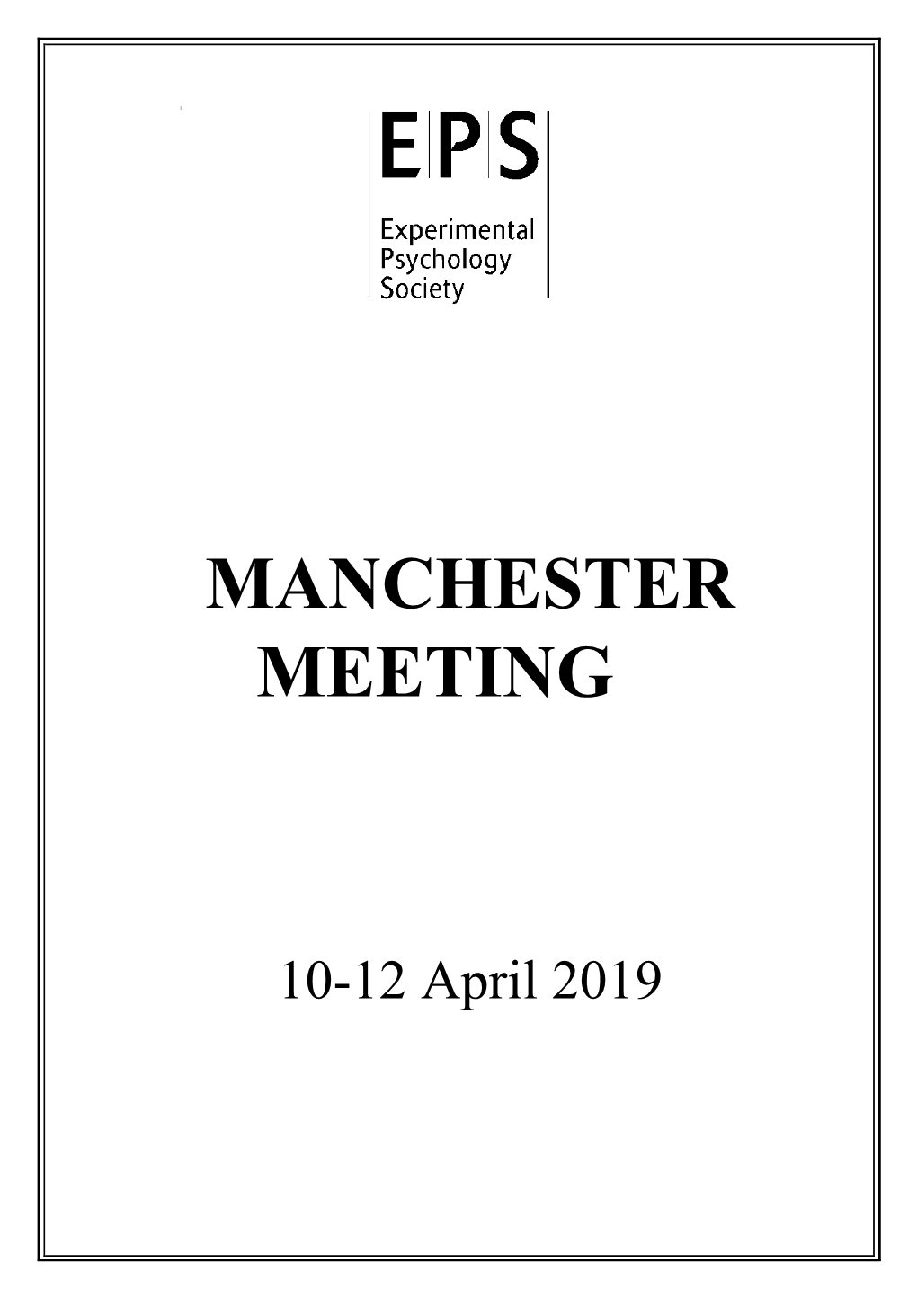 Manchester Meeting