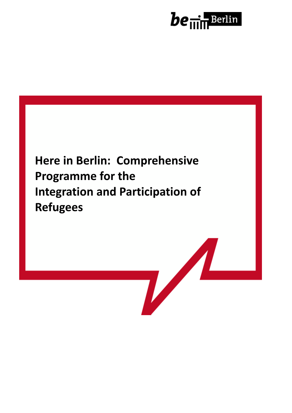 Comprehensive Programme for the Integration and Participation of Refugees