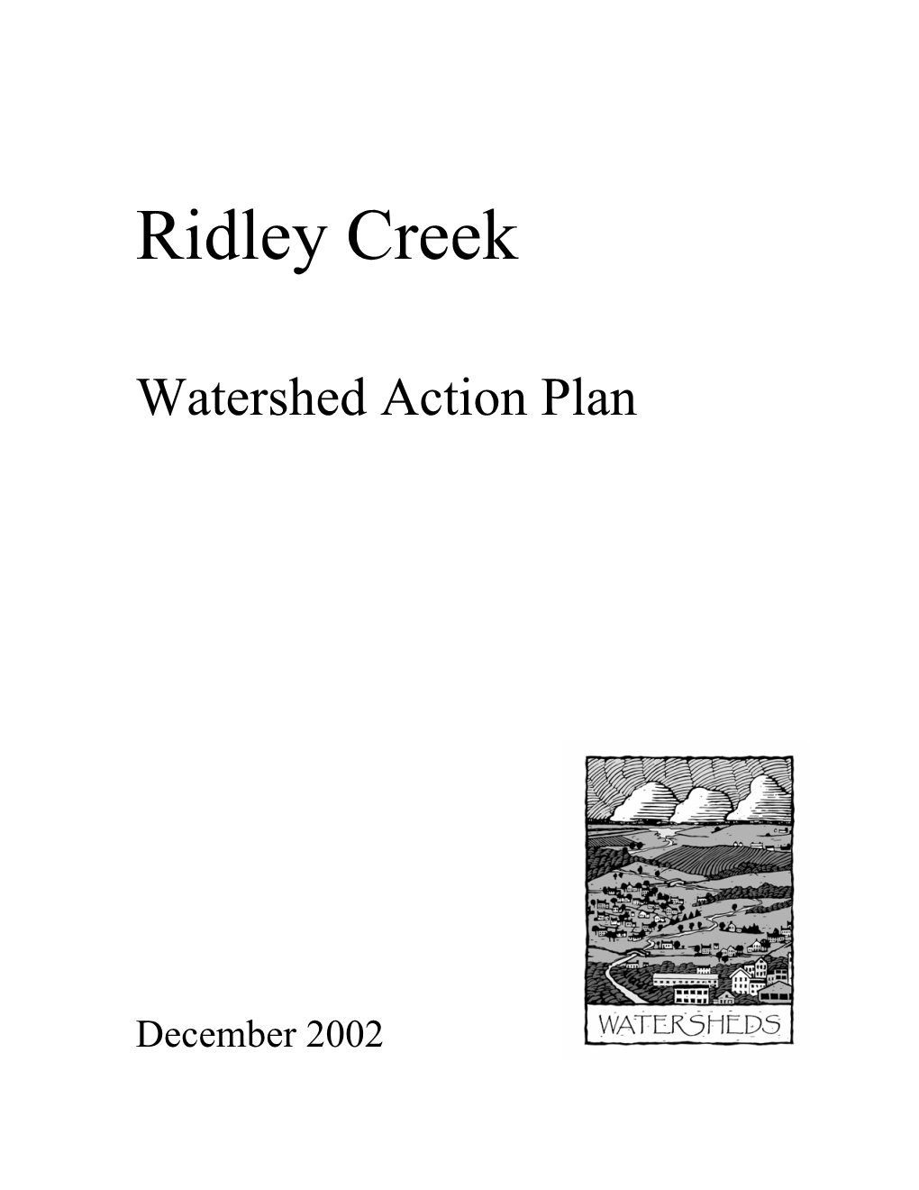 Watershed Action Plan