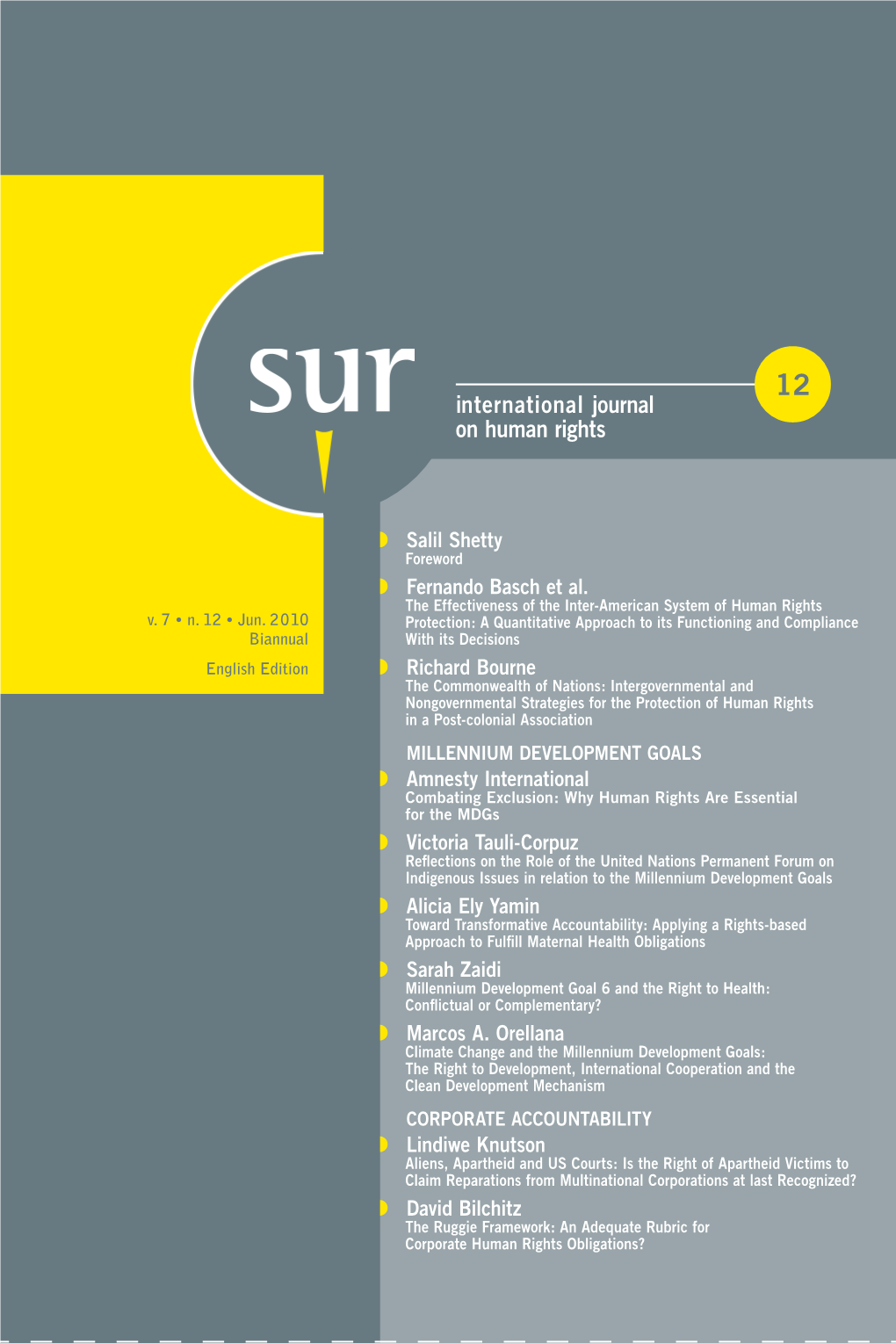 International Journal on Human Rights