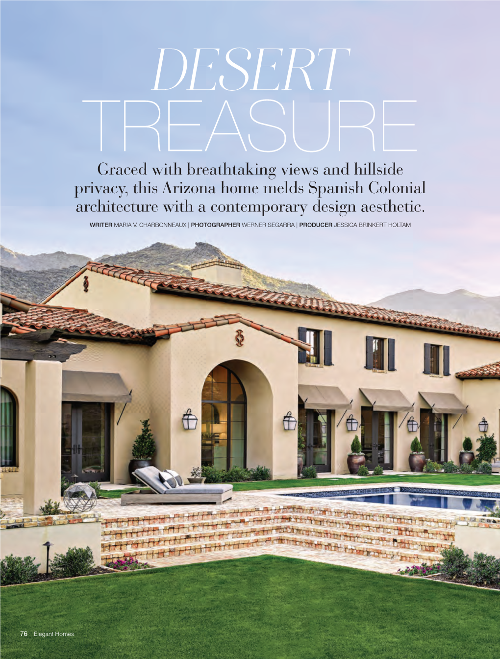 Graced with Breathtaking Views and Hillside Privacy, This Arizona Home Melds Spanish Colonial Architecture with a Contemporary Design Aesthetic