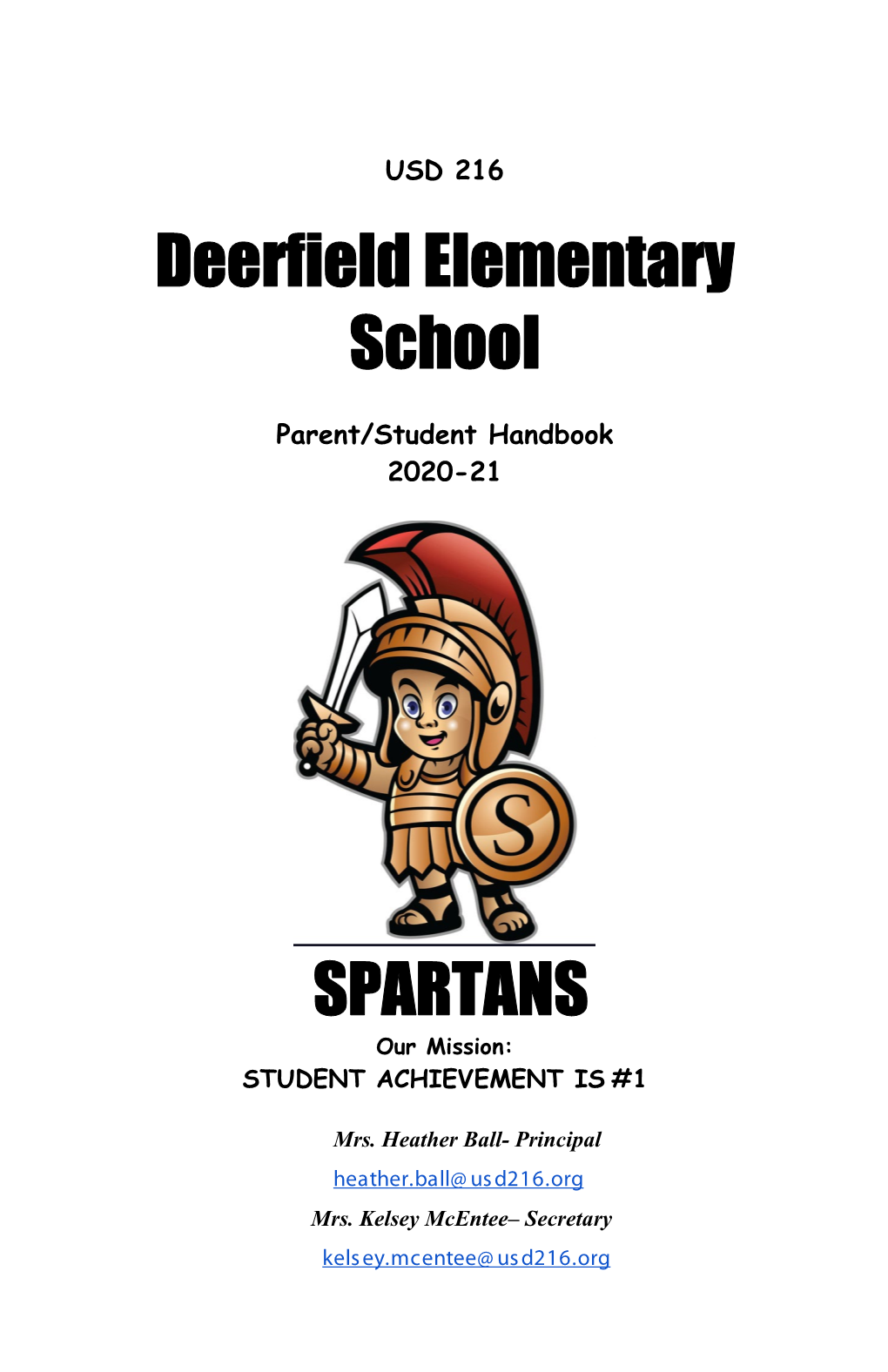 Deerfield Elementary School SPARTANS