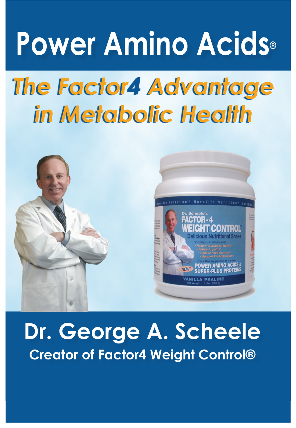 Power Amino Acids® the Factor4 Advantage in Metabolic Health