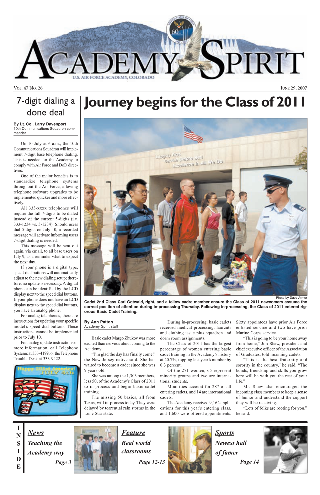 Journey Begins for the Class of 2011 Done Deal