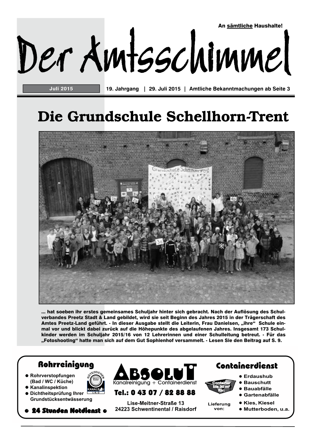 Die Grundschule Schellhorn-Trent