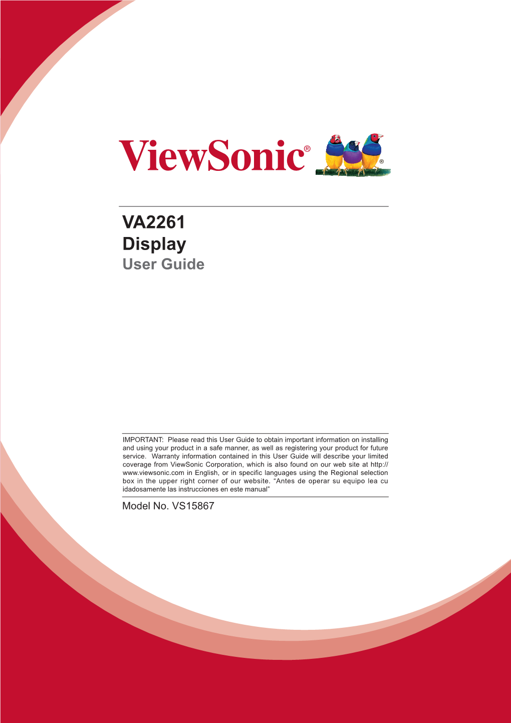 VA2261 User Guide, English