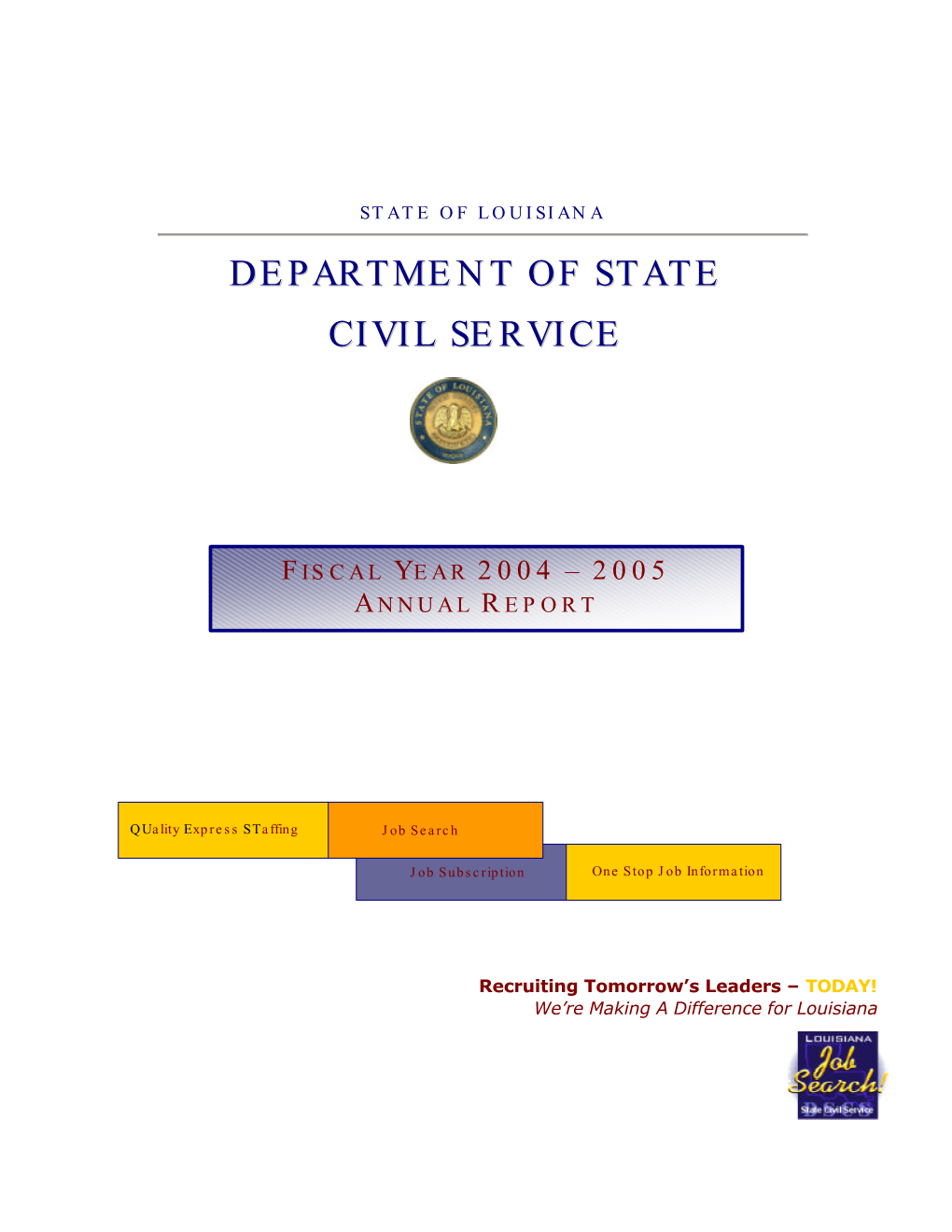 Department of State Civil Service