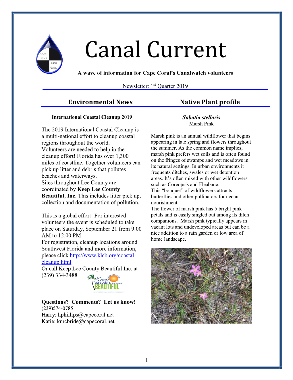 Canal Current