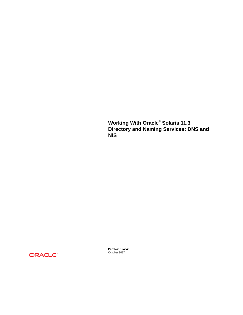 Working with Oracle® Solaris 11.3 Directory and Naming Services