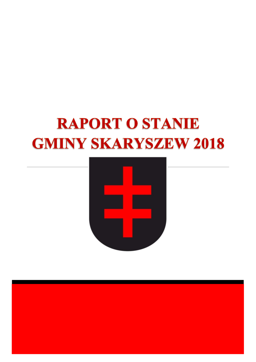 Raport O Stanie Gminy Skaryszew 2018