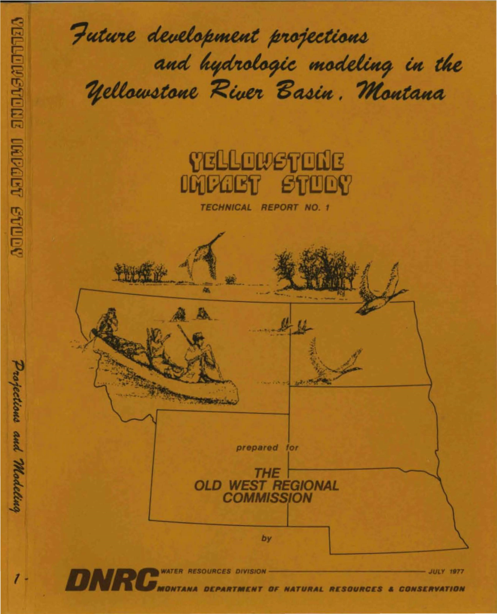 Future Development Projections and Hydrologic Modeling in the Yellowstone River Basin, Montana