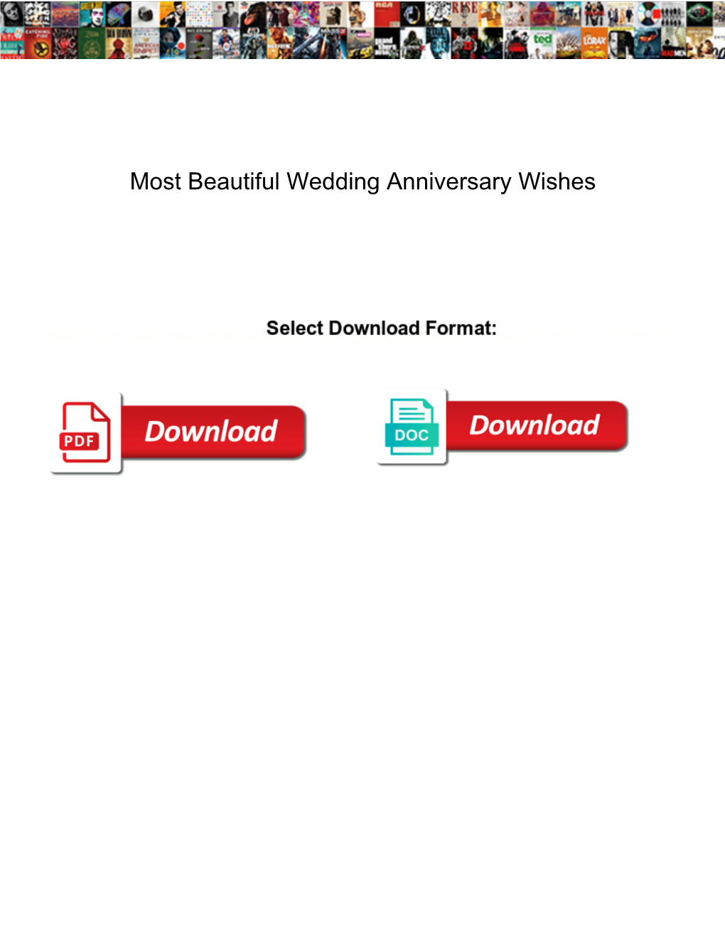 Most Beautiful Wedding Anniversary Wishes