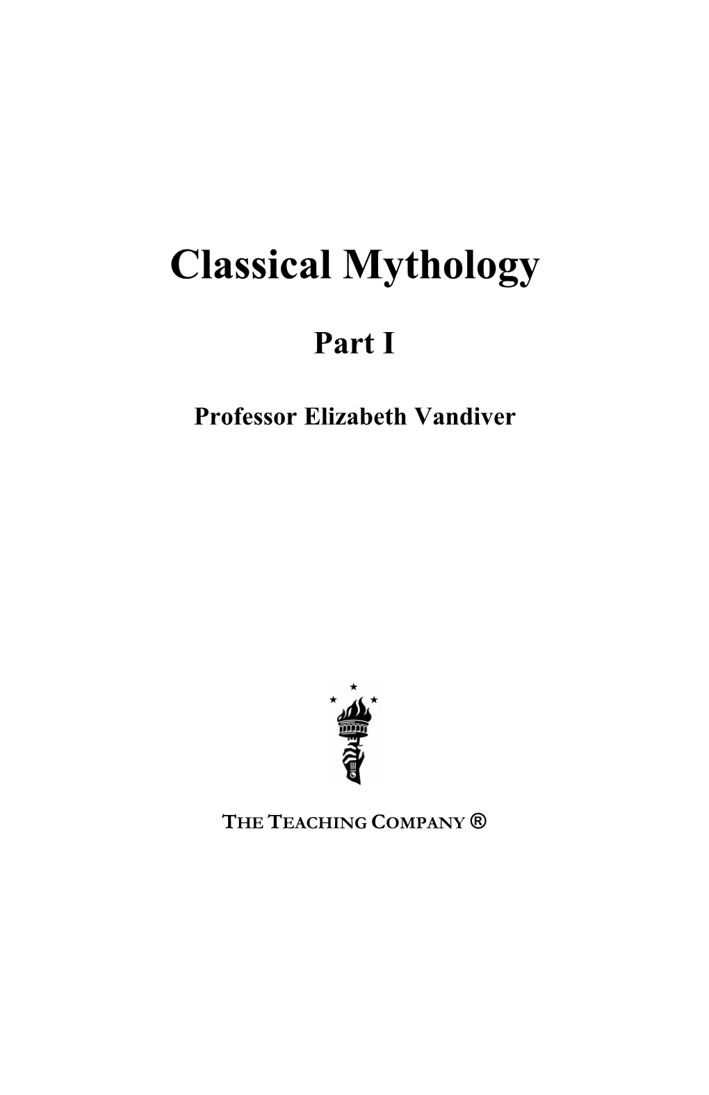 Classical Mythology