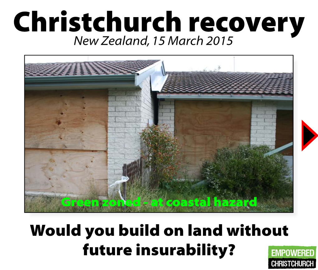 Christchurch Recovery New Zealand, 15 March 2015