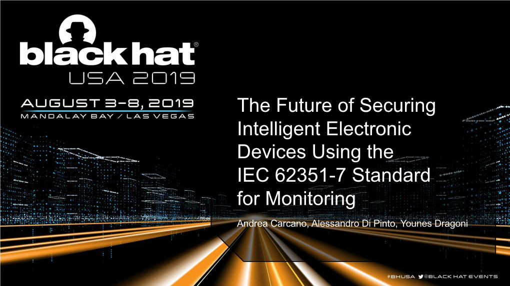 IEC 62351-7 Standard for Monitoring