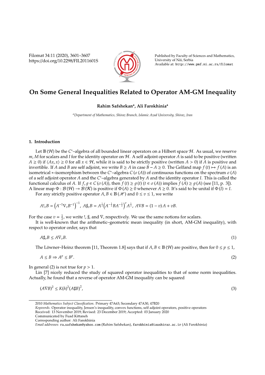 On Some General Inequalities Related to Operator AM-GM Inequality