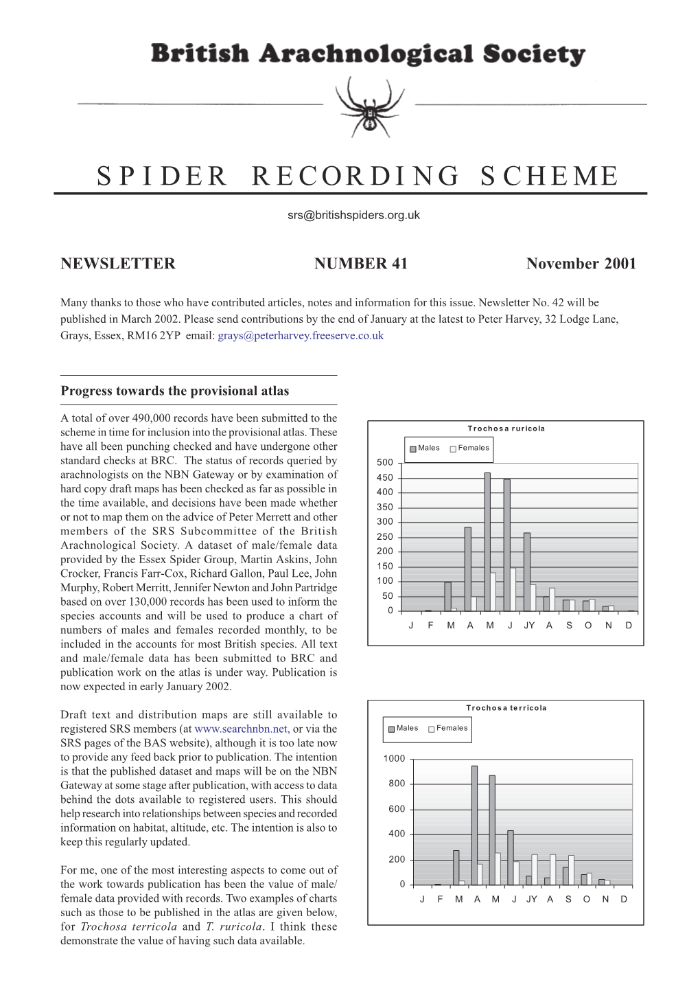 Newsletter 41-November 2001