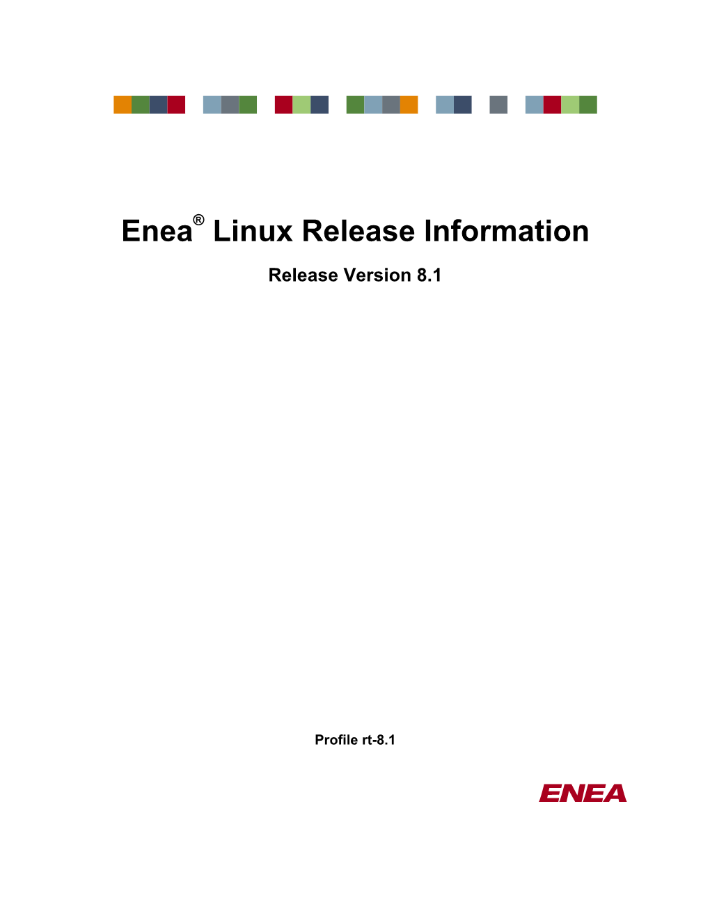 Enea® Linux Release Information