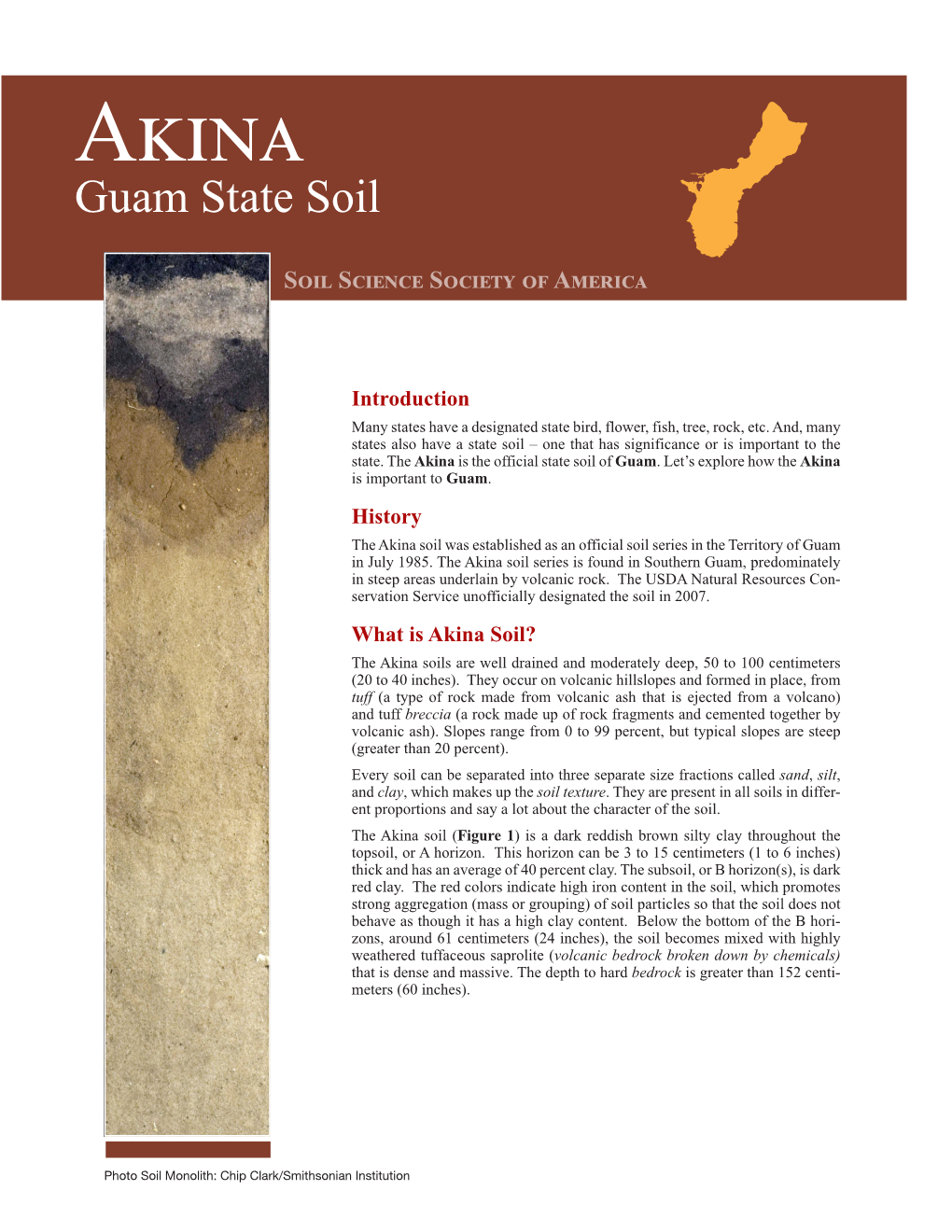 Akina Guam State Soil