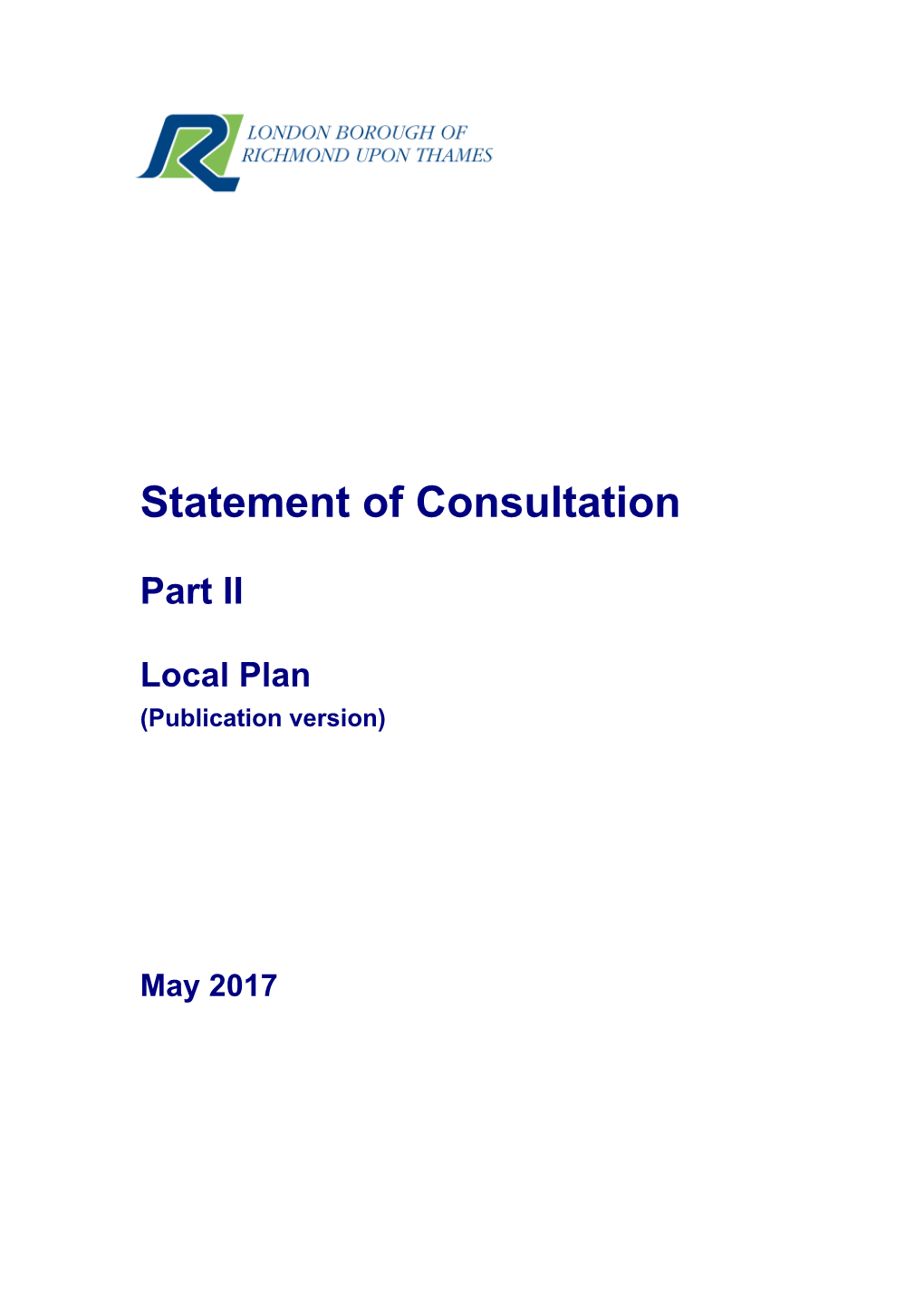 Statement of Consultation