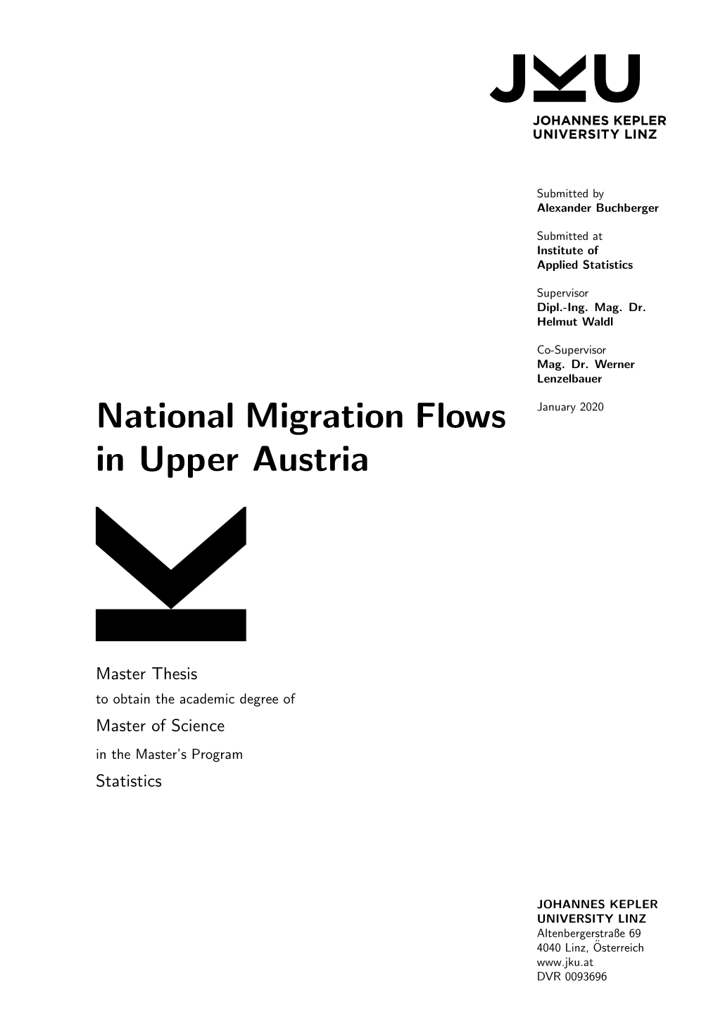 National Migration Flows in Upper Austria