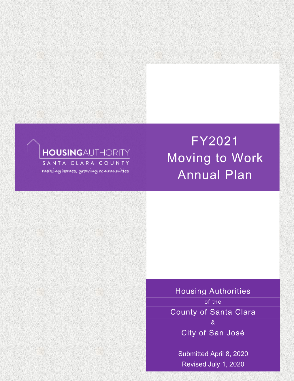 FY2021 Moving to Work Annual Plan